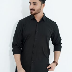 Black Color — Spandex Winter Shirt